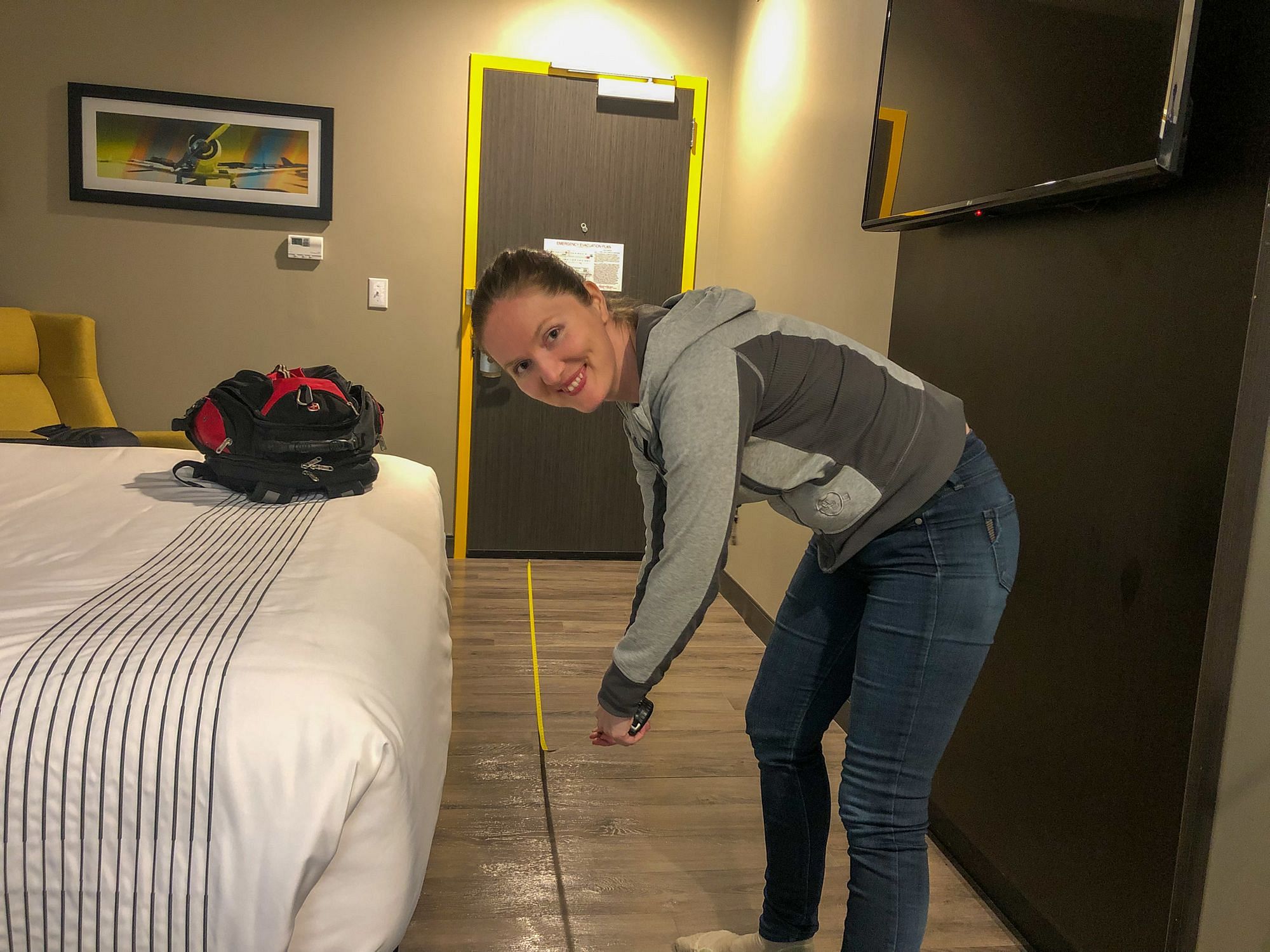 Measuring Hotel Room