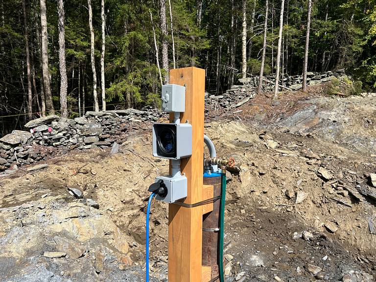 Well Pump Temporary Setup