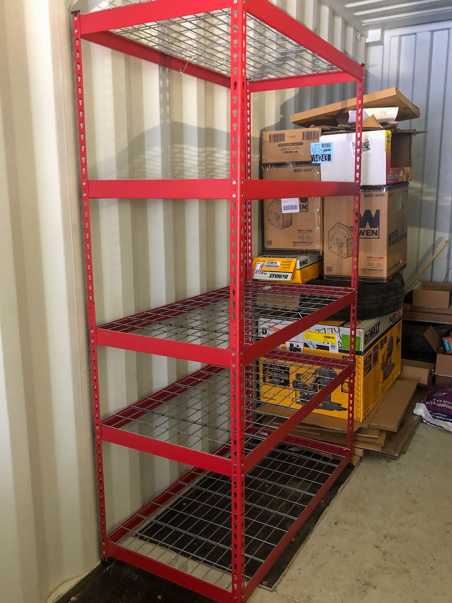 Husky Red Garage Storage Shelves