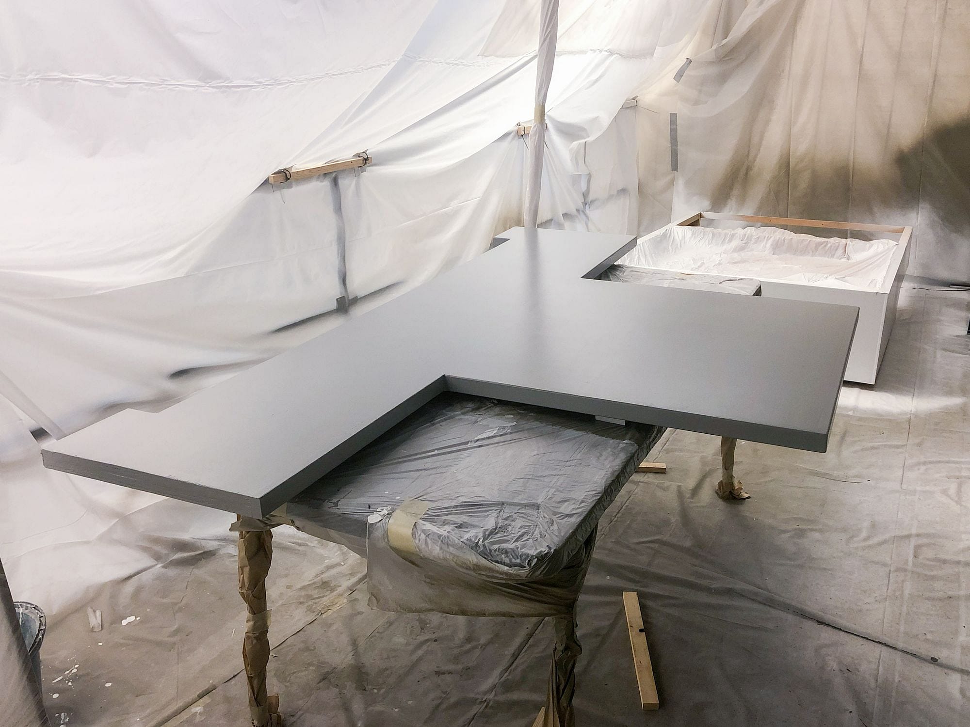 Painting RV Desk