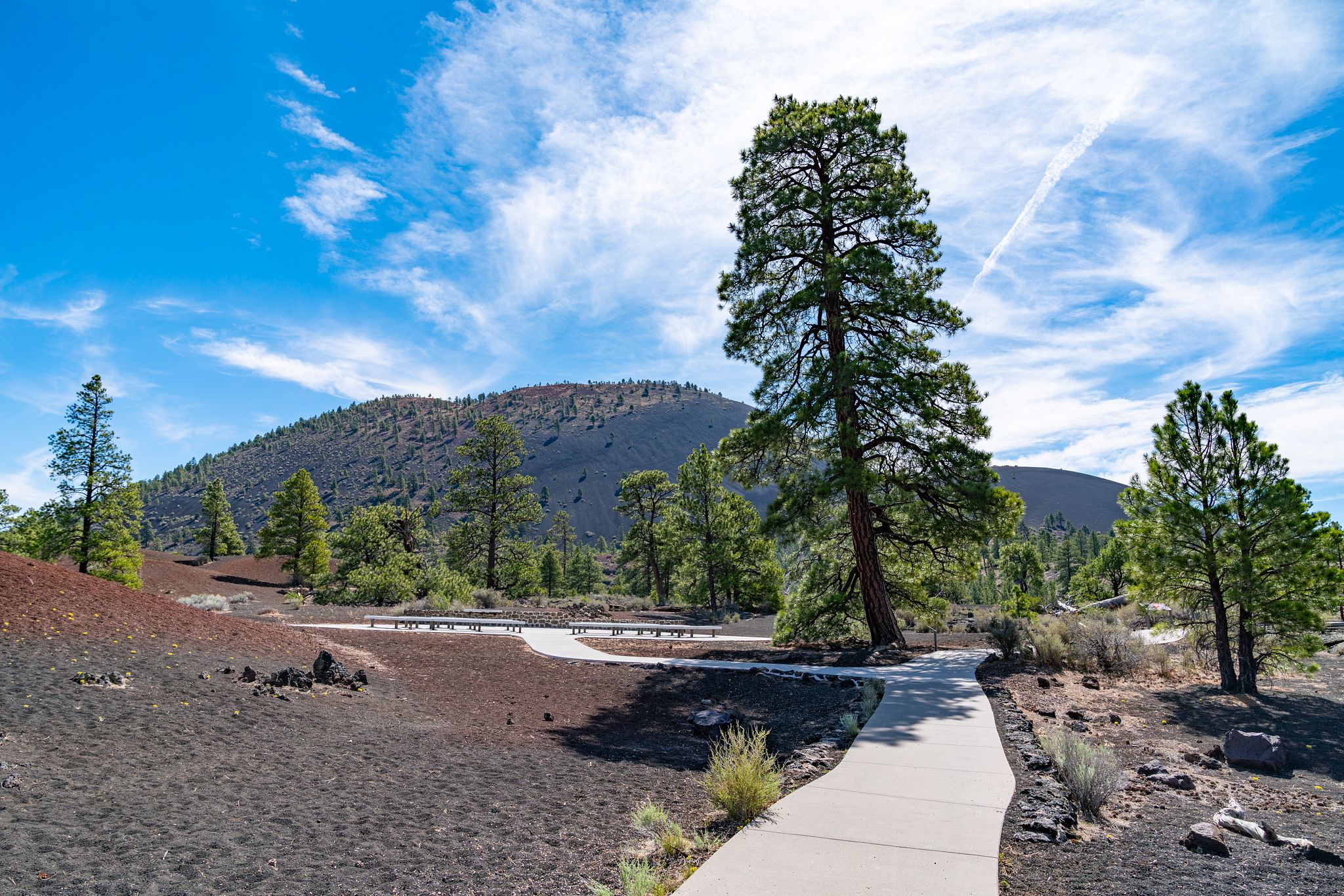 Paved Sections of Lava Flow Trail