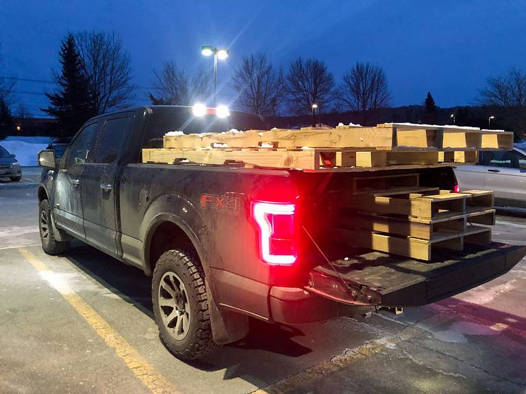Reclaimed Pallets F150