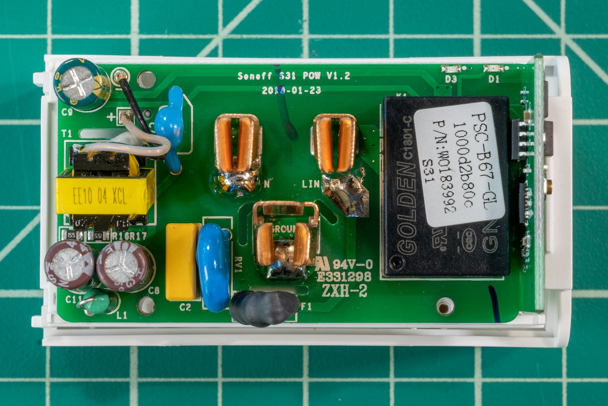 Sonoff S31 Circuit Board PCB
