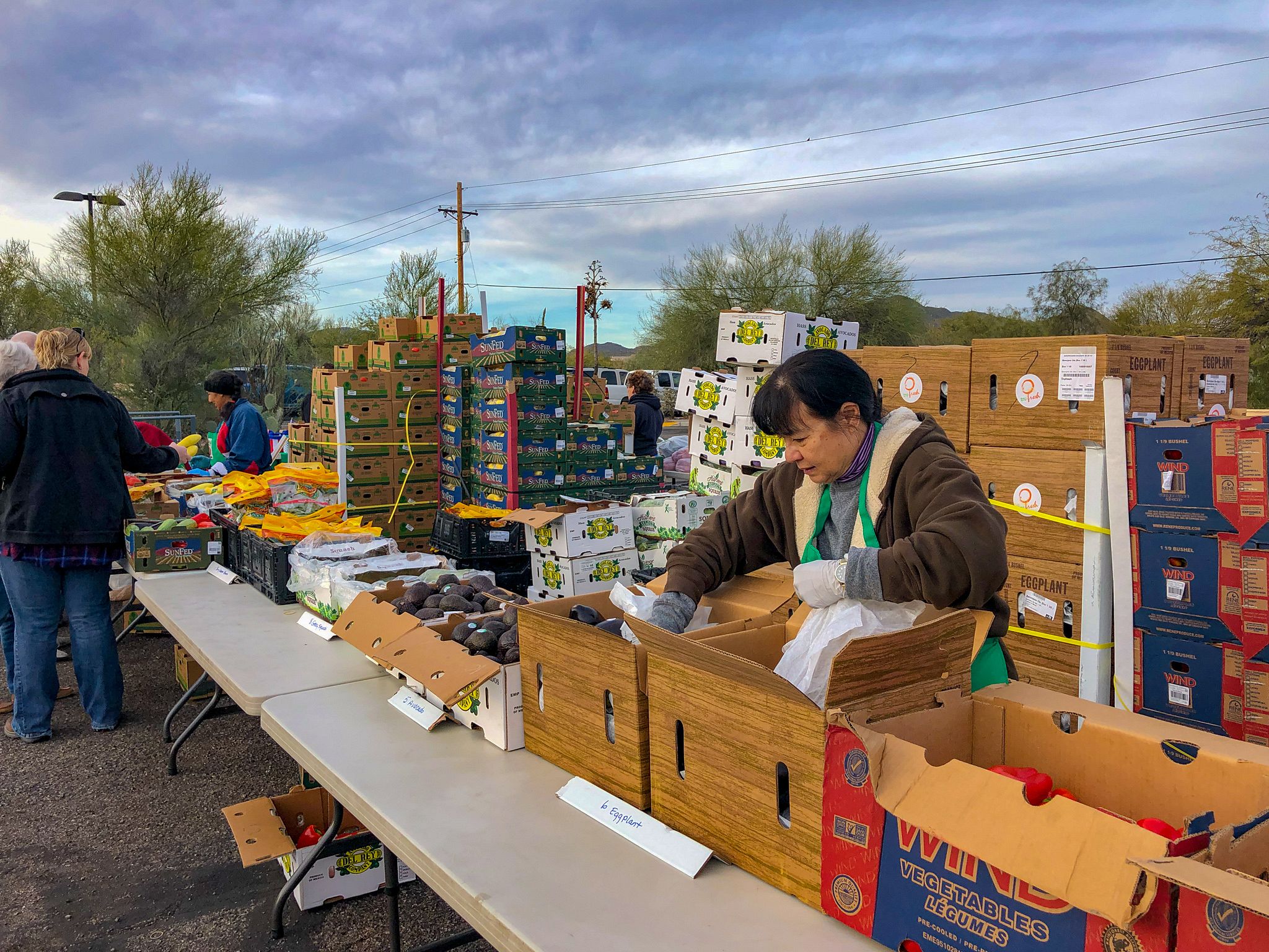 Boxes of Produce
