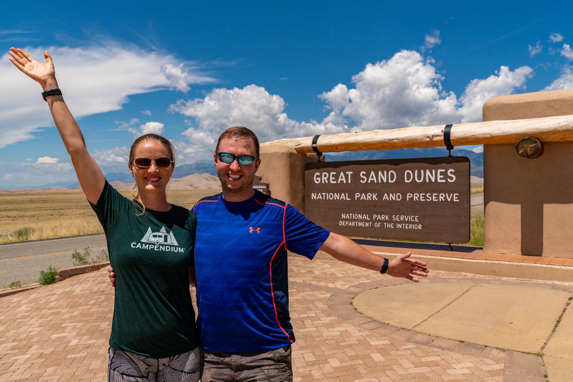 Great Sand Dunes Entrance Sign