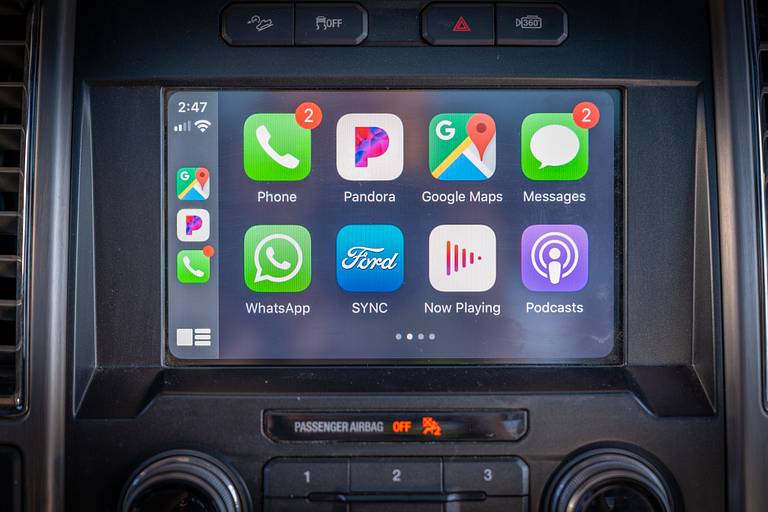 Apple CarPlay in a Ford F-150