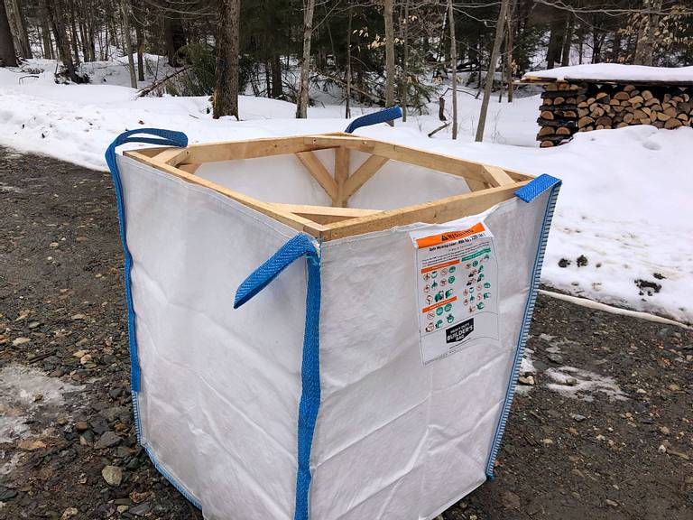 DIY Bulk Bag Support Test Fit