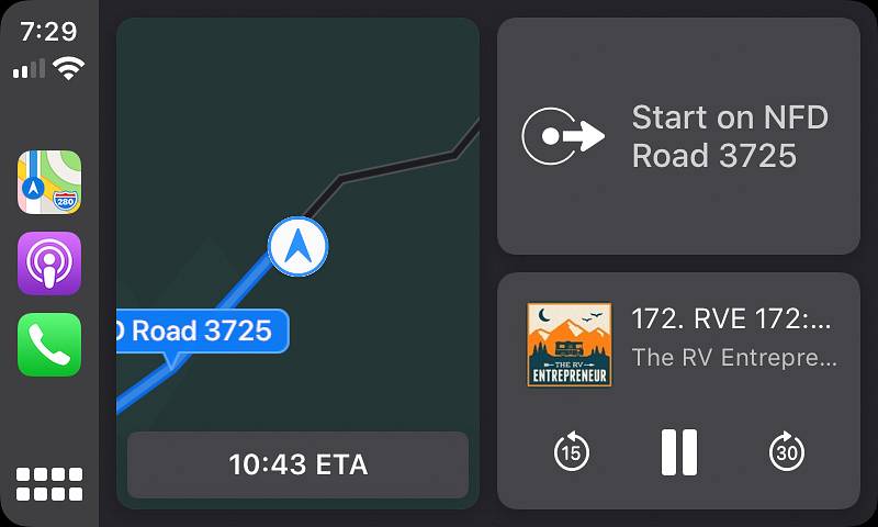 Apple CarPlay on iOS 13