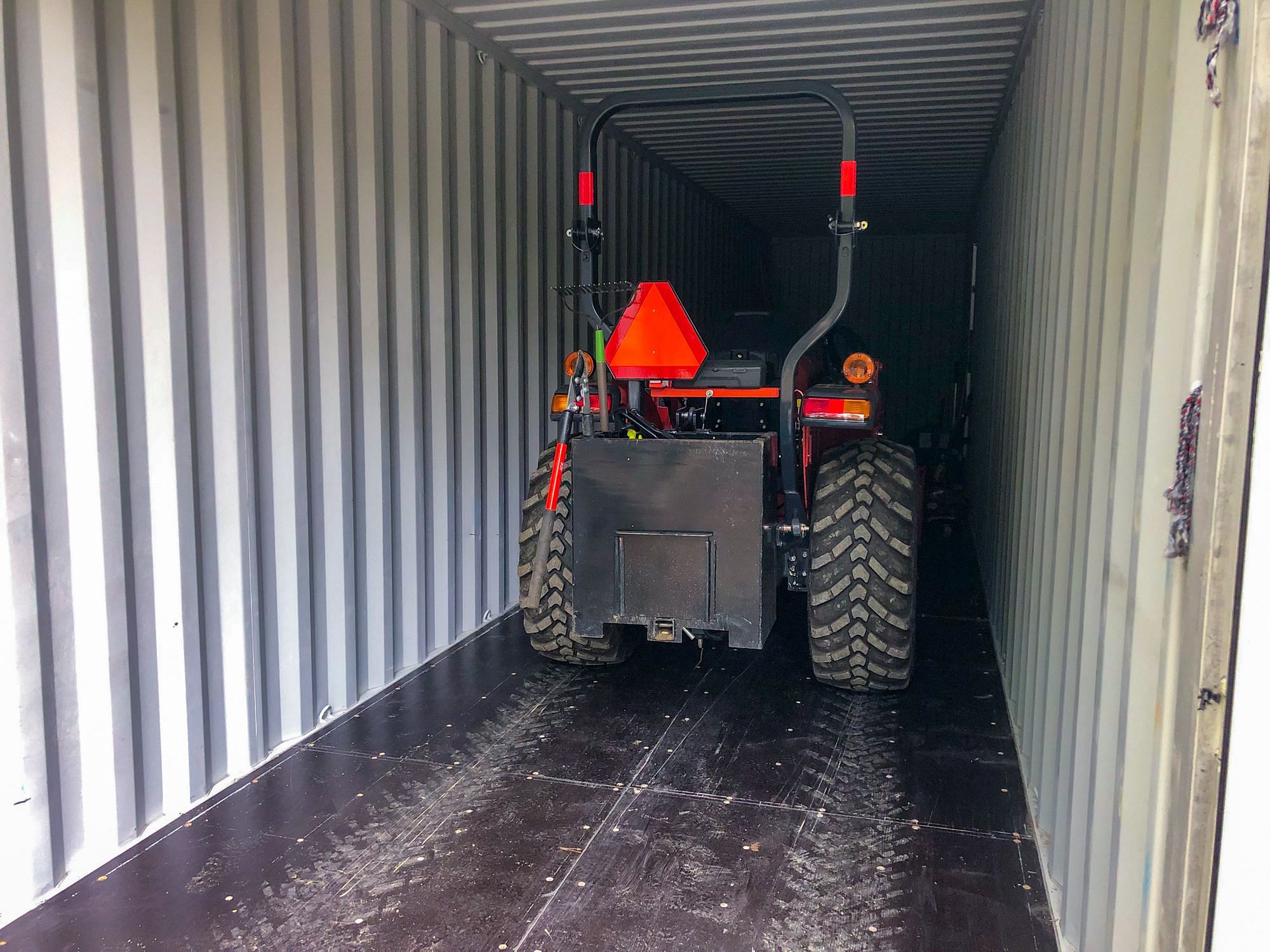 Kubota L3901 Tractor in Shipping Container