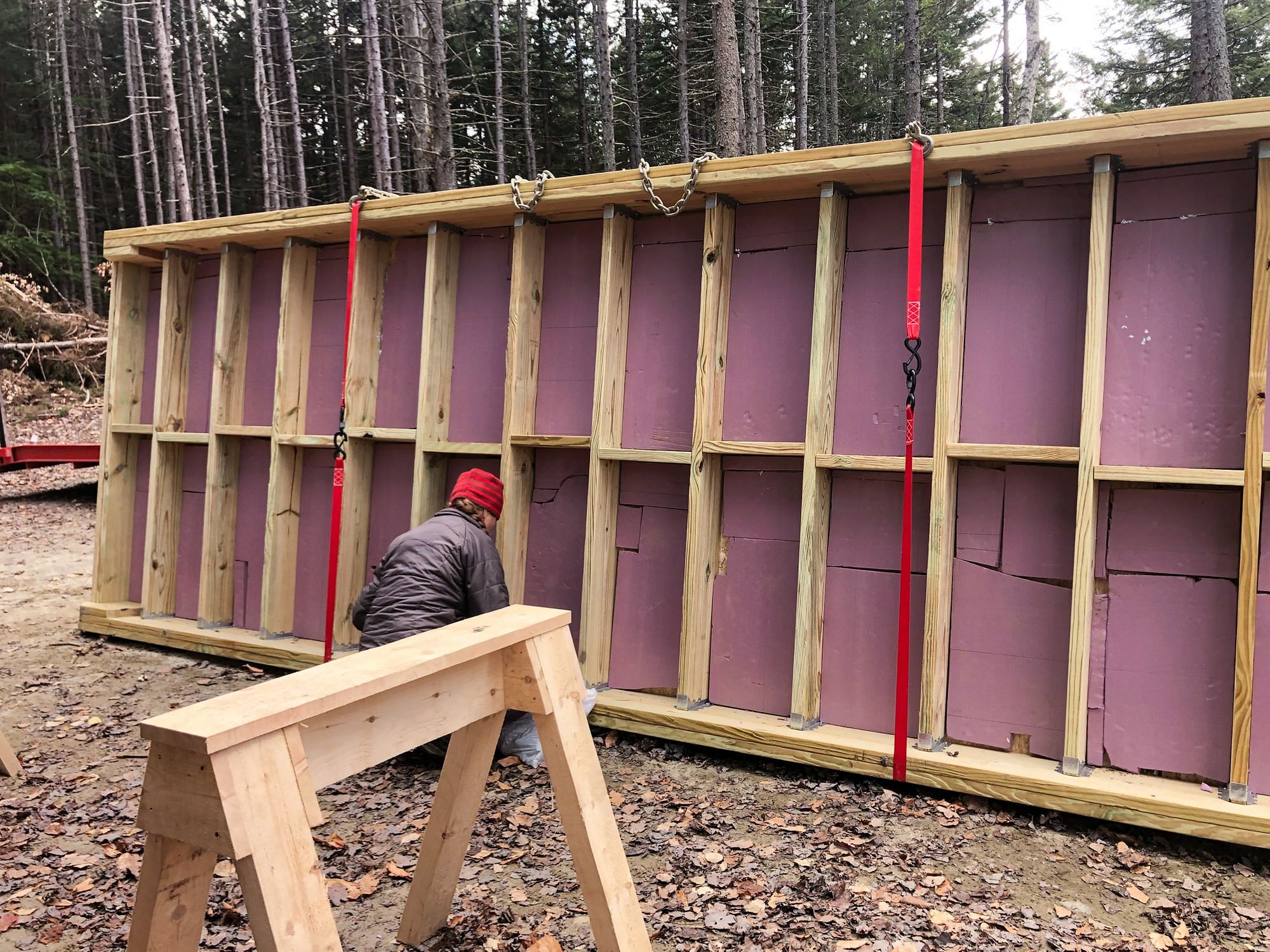 Foam Insulation Board in Subfloor