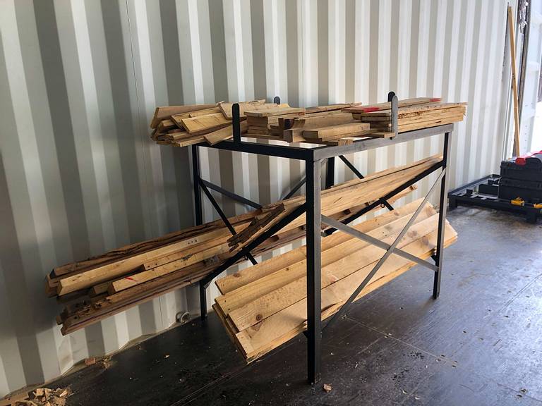 Pallet Wood Storage